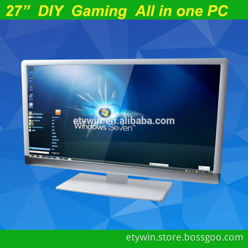 gaming desktops All in one pc ,computer with 27" LED monitor for DIY computer hardware,gamer pc